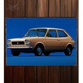 Металлическая табличка Fiat 127